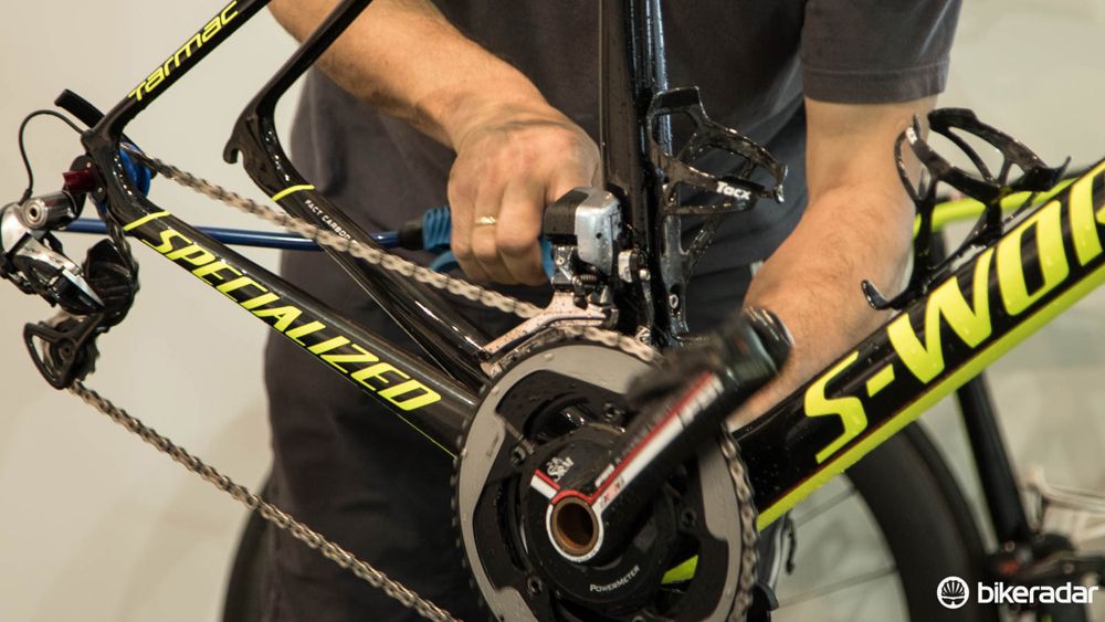 Once bikes are washed, they are then handed to the other mechanic for drying, checking, adjusting and prep for the next day