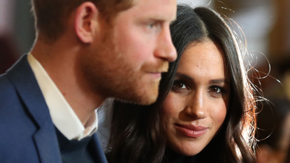 Prince Harry and Meghan Markle attend a reception for young people at the Palace of Holyroodhouse on February 13, 2018 in Edinburgh, Scotland