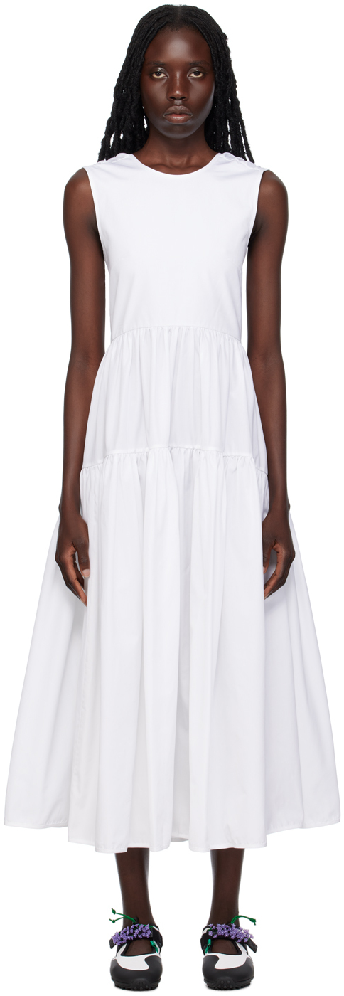 White Ruth Midi Dress