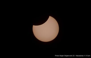 March 20, 2015, Solar Eclipse Seen in Macedonia