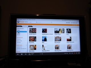 Google Music on Boxee on tv