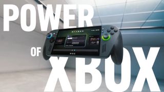 An ROG Xbox Ally X and Ally shown during Microsoft's Xbox stream in June 2025.