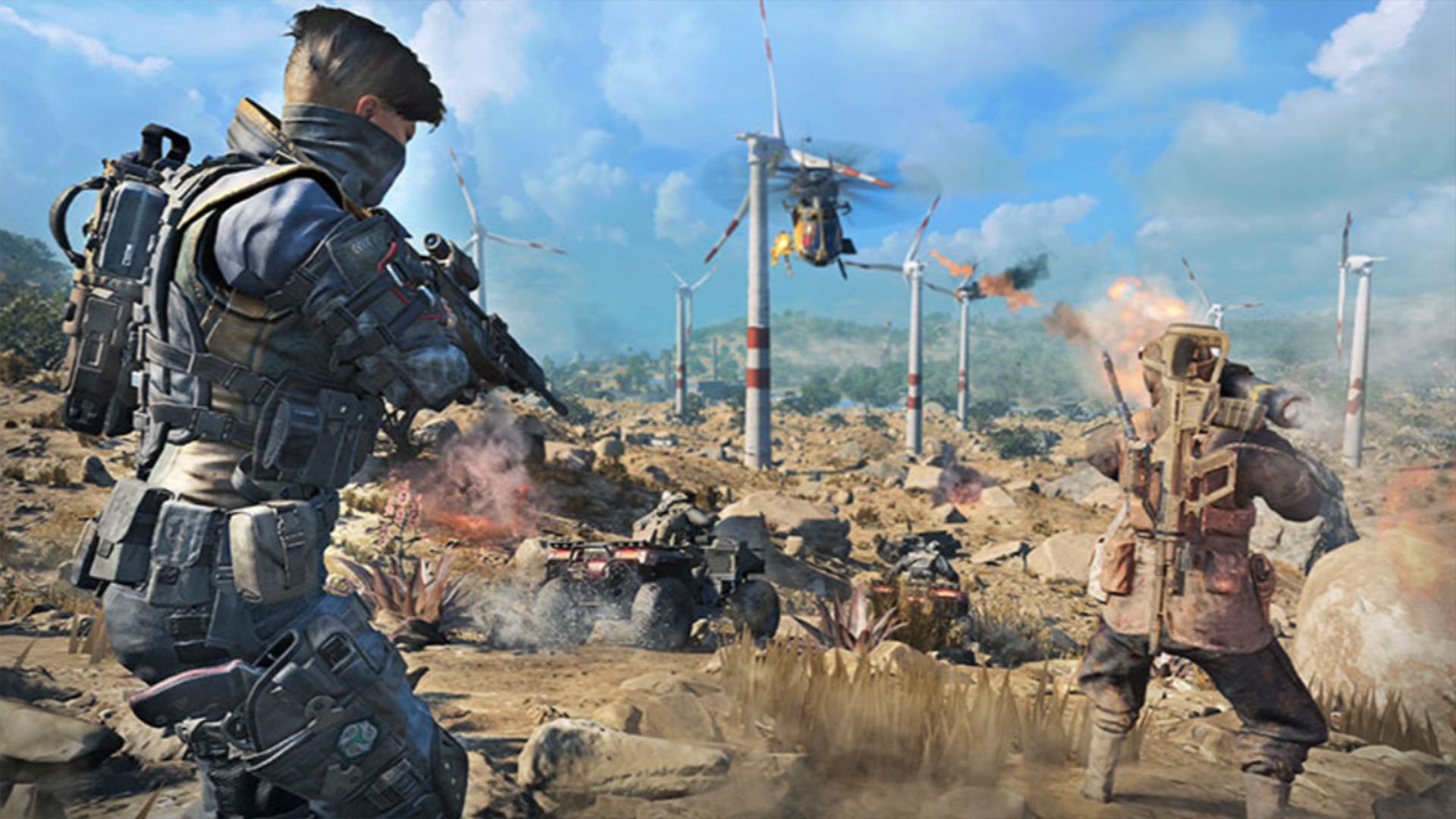 Captura de pantalla de Call of Duty: Black Ops 4 para el modo Blackout