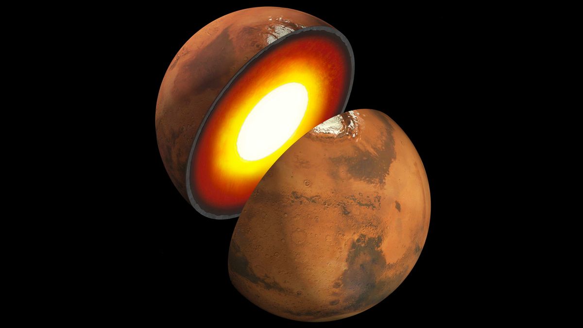 Mars&#039; core has long thought to be comprised of iron-sulfur.