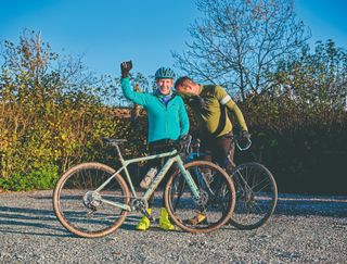 Steve Shrubsall rides with Linda Dewhurst