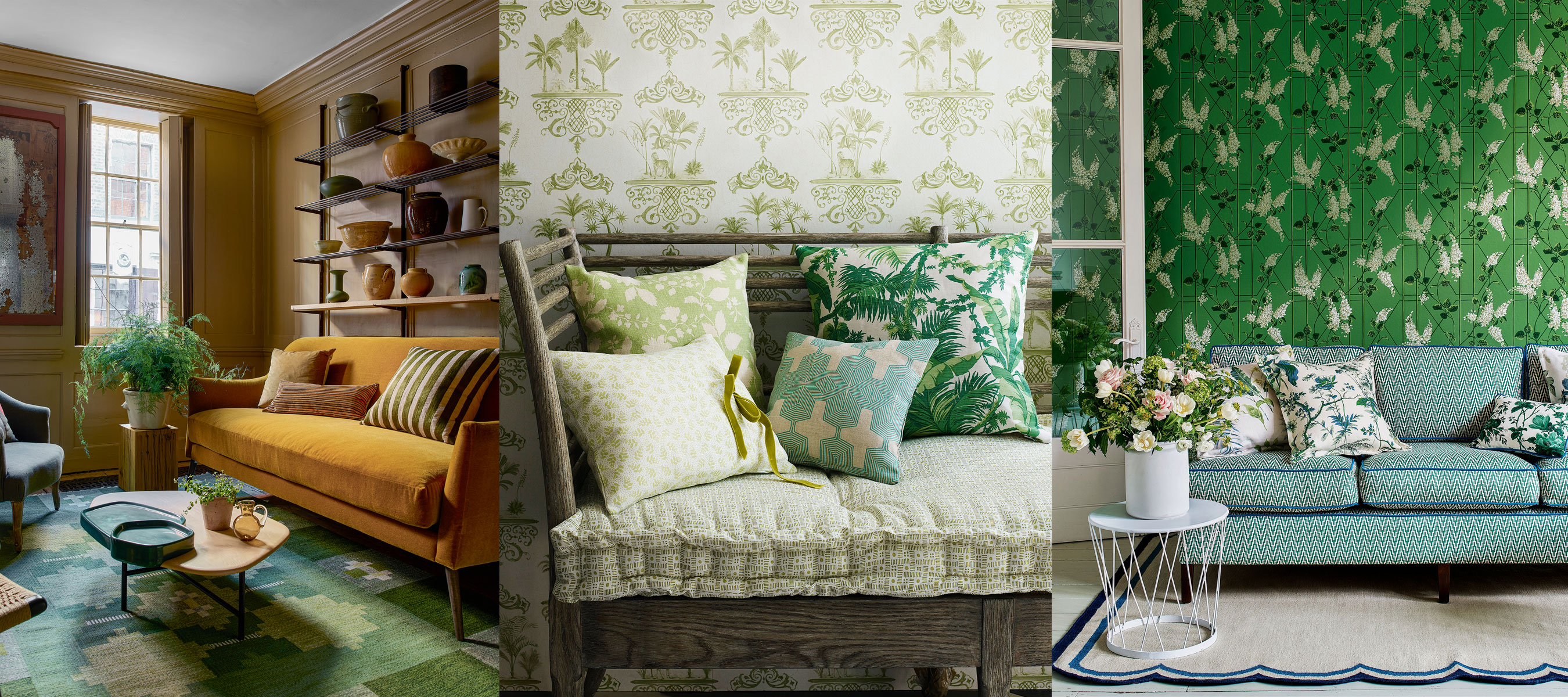 Green living room ideas: 15 gorgeous verdant schemes |