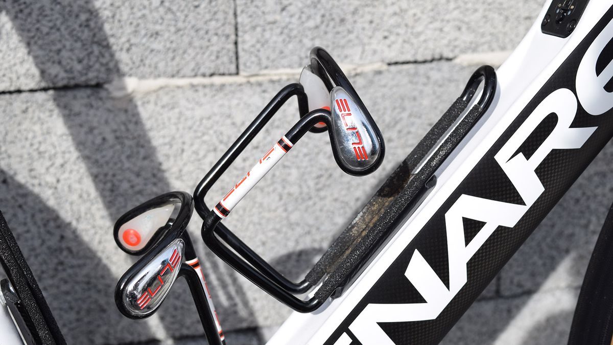 Each Classics season, Team Sky dig out their Elite Ciussi bottle cages, which are customised with grip tape for extra security