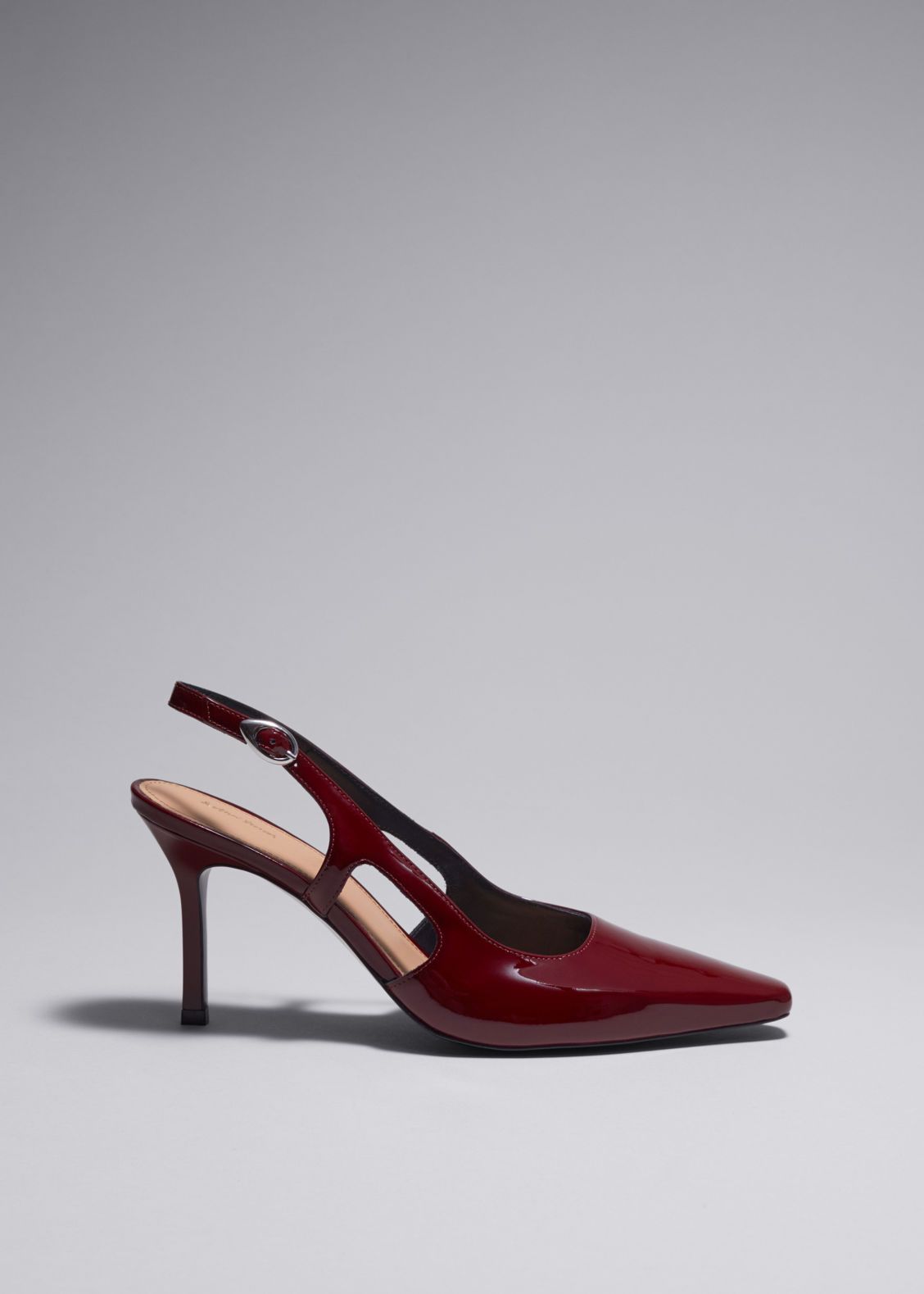 Leather Slingback Pumps