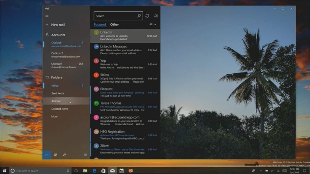 Here's a first look at Outlook Mail with Fluent Design coming in the ...