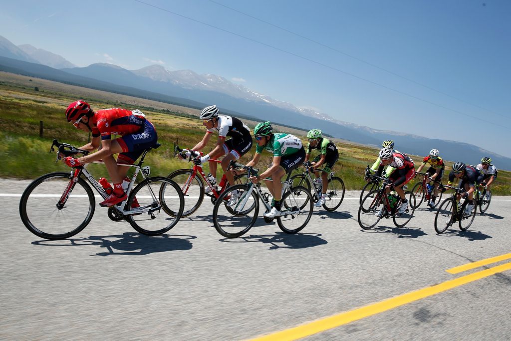 Tim Roe leads the breakaway
