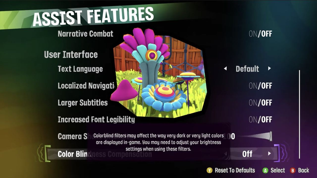 Psychonauts 2 Accessibility Image
