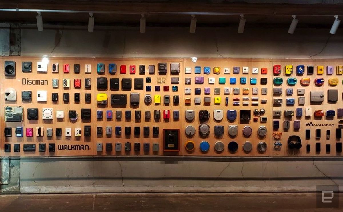 Sony&#039;s Walkman Wall to celebrate the 40th anniversary of the iconic player