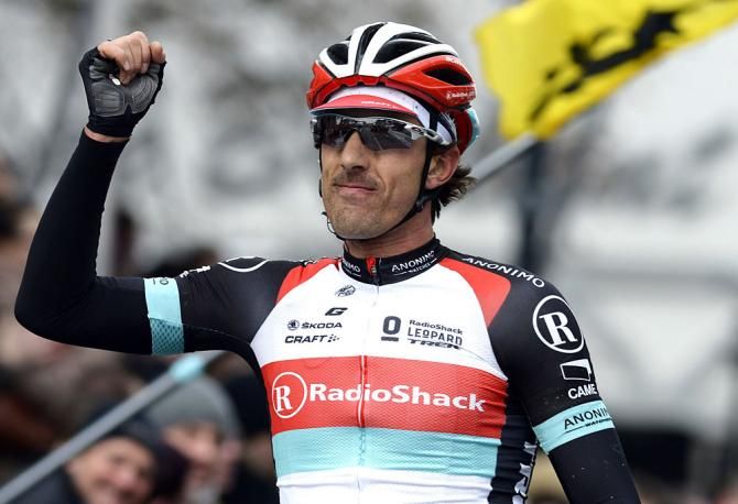 A winning Fabian Cancellara (RadioShack - Leopard)
