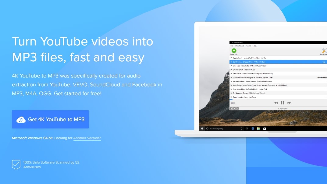 4K YouTube to MP3