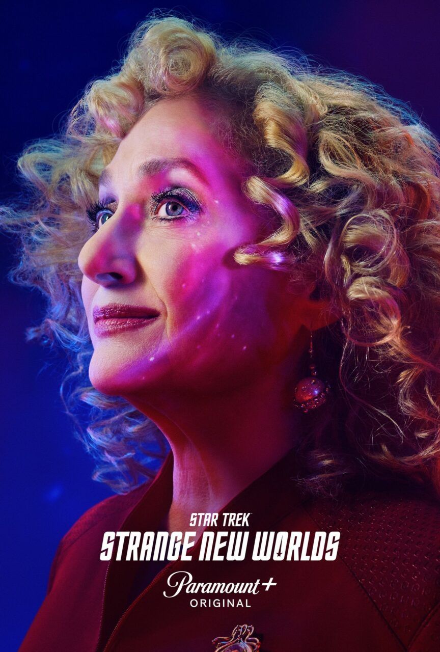 a character poster for "Star Trek: Strange New Worlds"