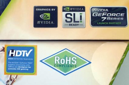It's HD ready, which means that the card supports HDCP (High Definition Copy Protocol) by featuring additional hardware.