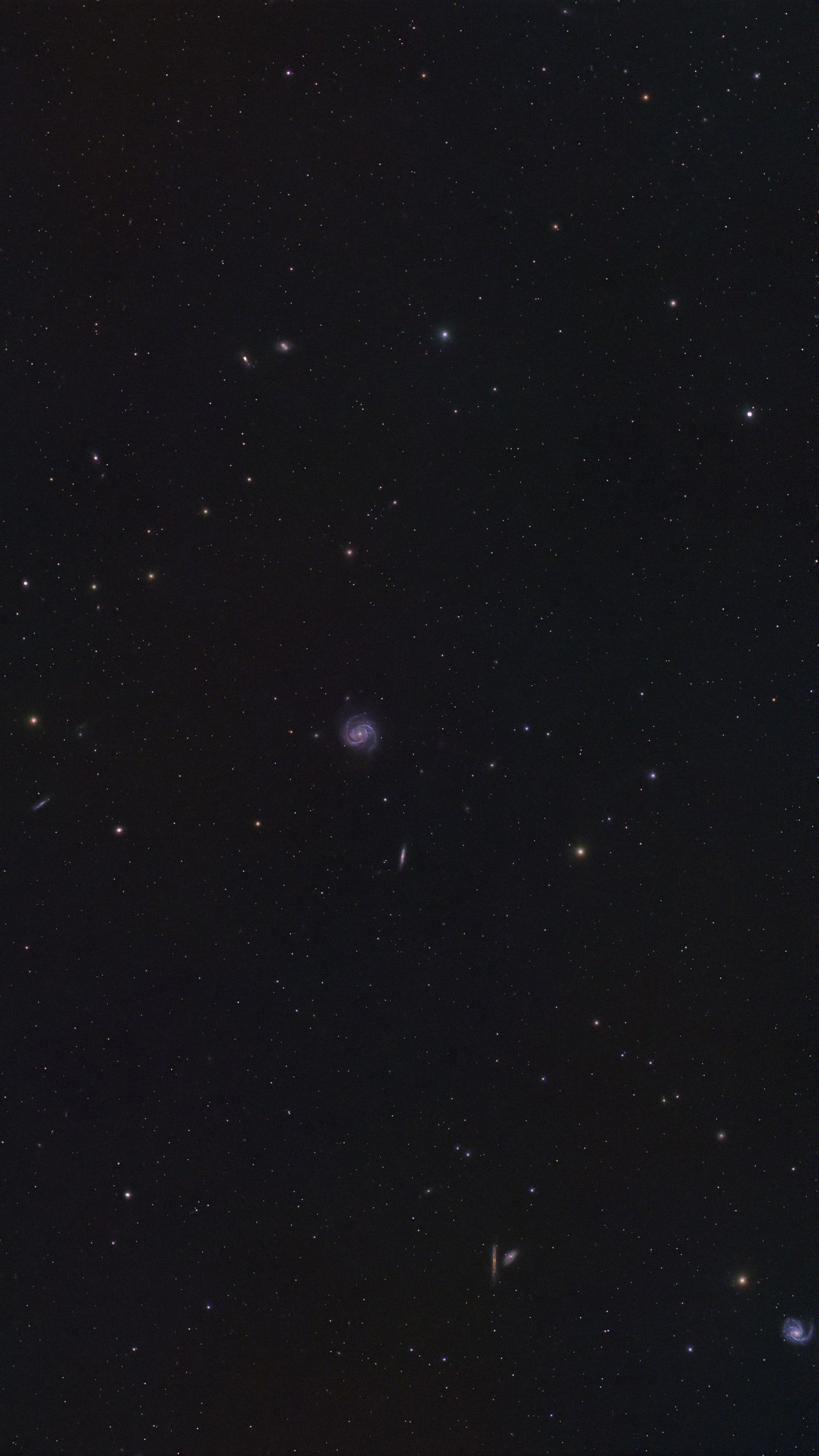 M100, the Mirror Galaxy, shot with the ZWO Seestar S30 Pro smart telescope and processed using Siril and Pixinsight