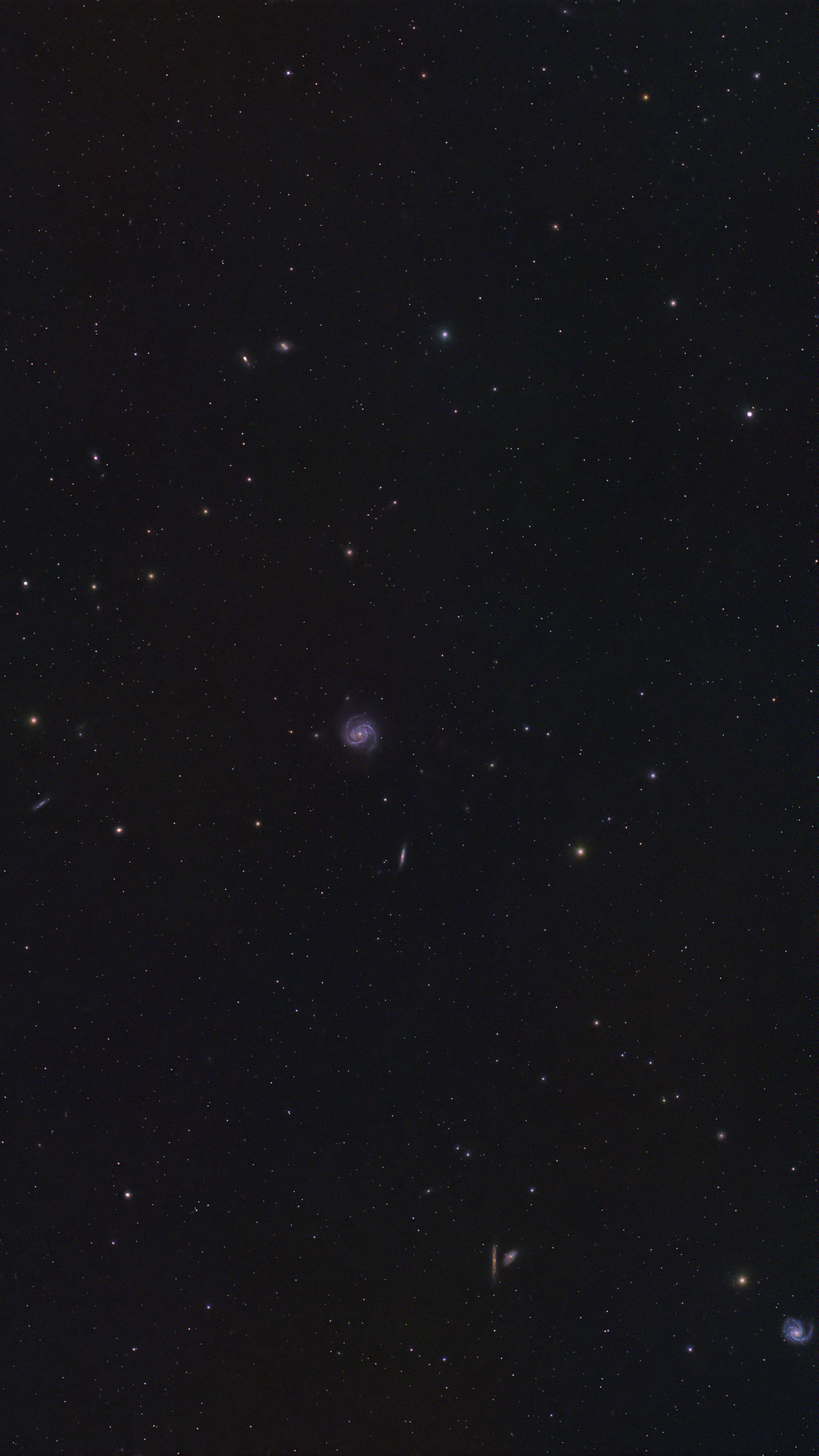 M100, the Mirror Galaxy, shot with the ZWO Seestar S30 Pro smart telescope and processed using Siril and Pixinsight