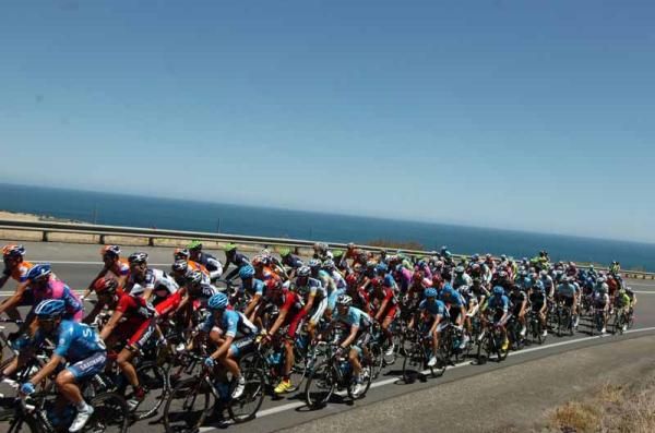 Stage 3 of the Tour Down Under to Victor Harbour