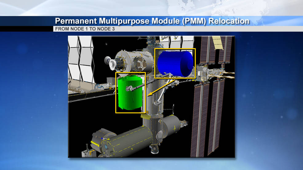 Space Station Module Move, May 27, 2015