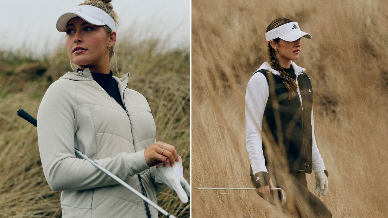 Golfers showcasing adidas' new collection on the course
