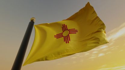 New Mexico flag for New Mexico state tax