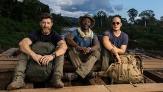 Aldo Kane, Vianet Djenguet and Declan Burley in "The Wild Ones," now streaming on Apple TV+