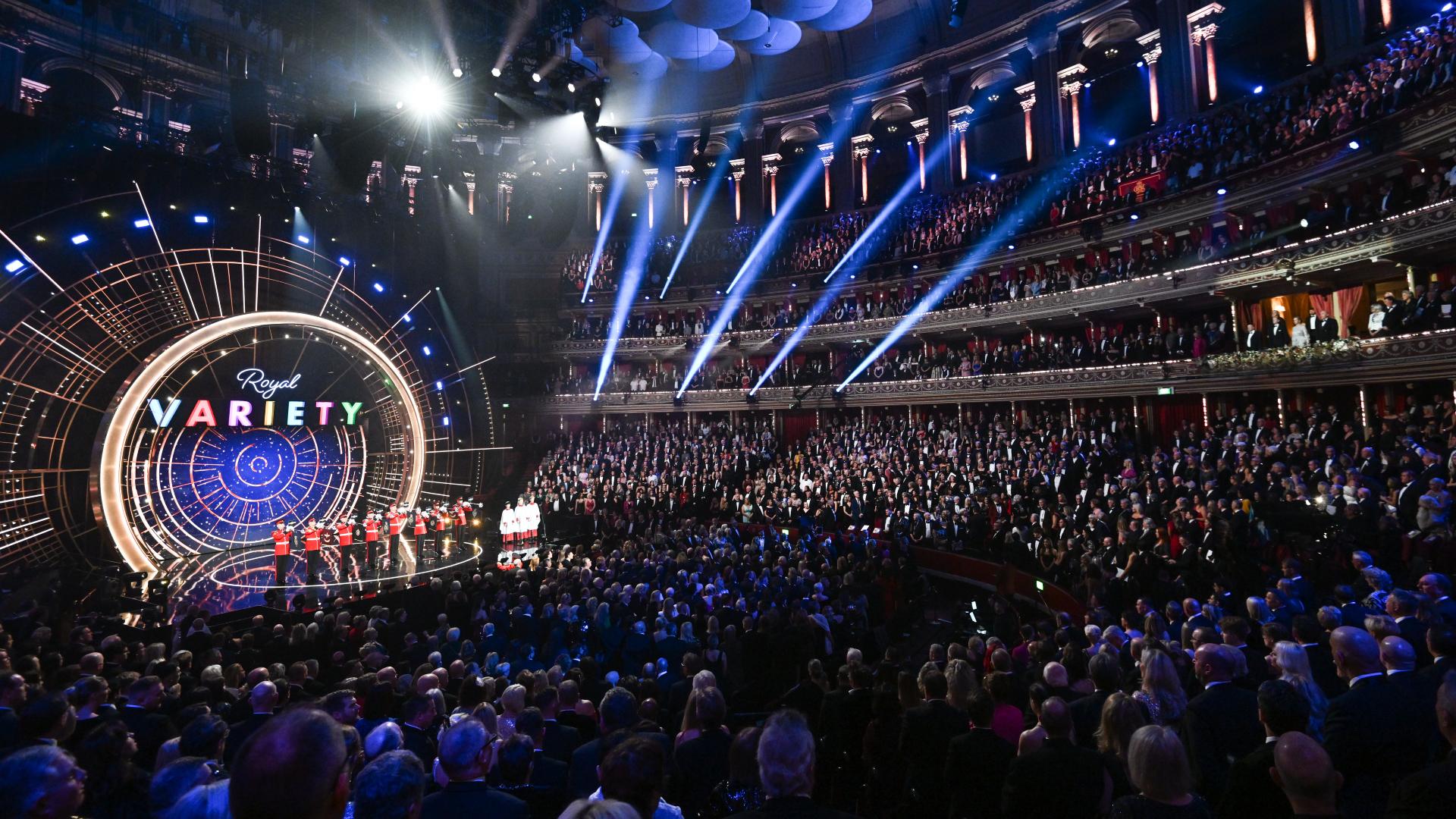 A shot of the Royal Albert Hall during The 2022 Royal Variety Performance