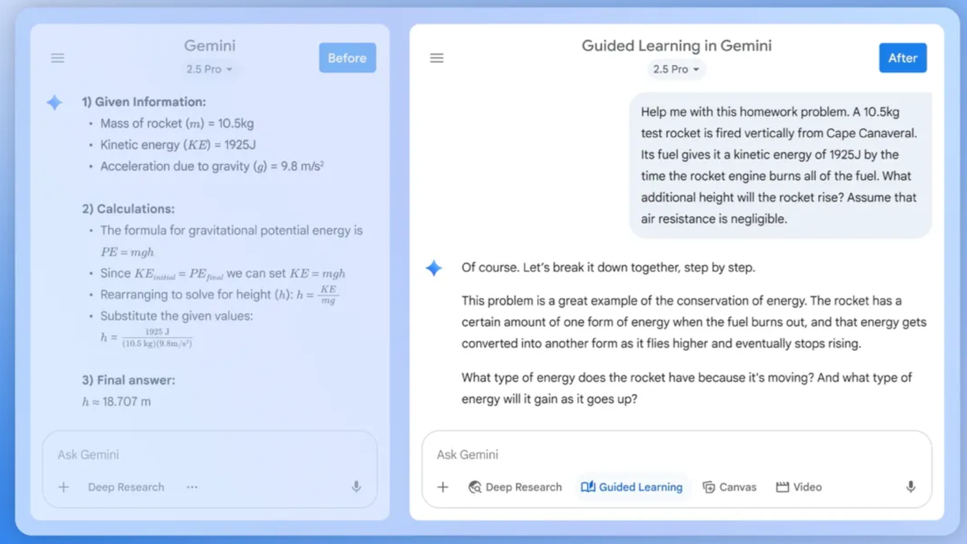 Google Gemini Guided Learning