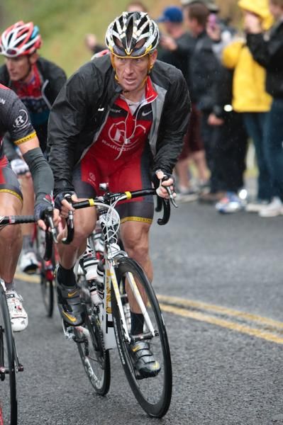 Lance Armstrong (Radioshack) was reportedly feeling good after the stage.