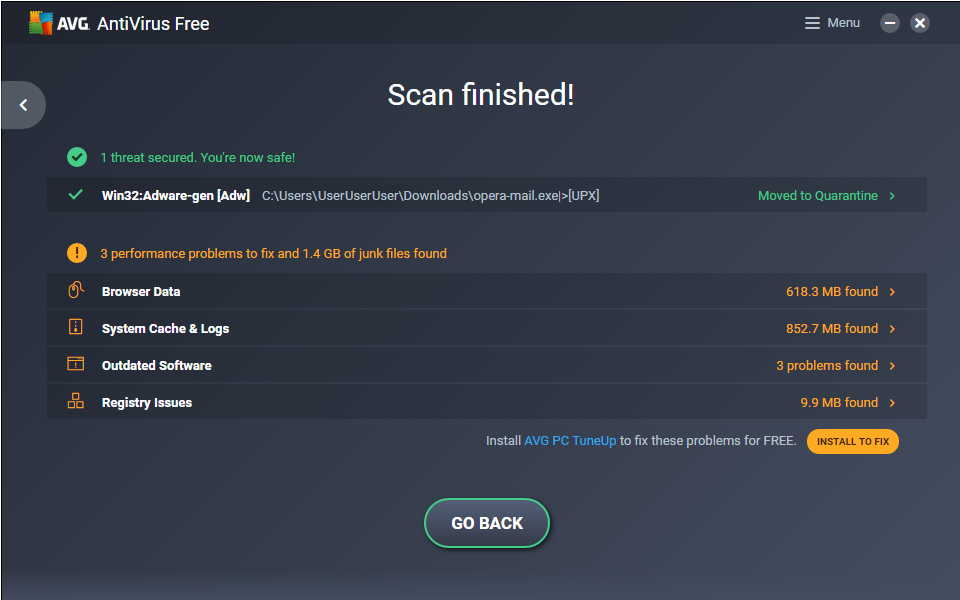 AVG Free AntiVirus