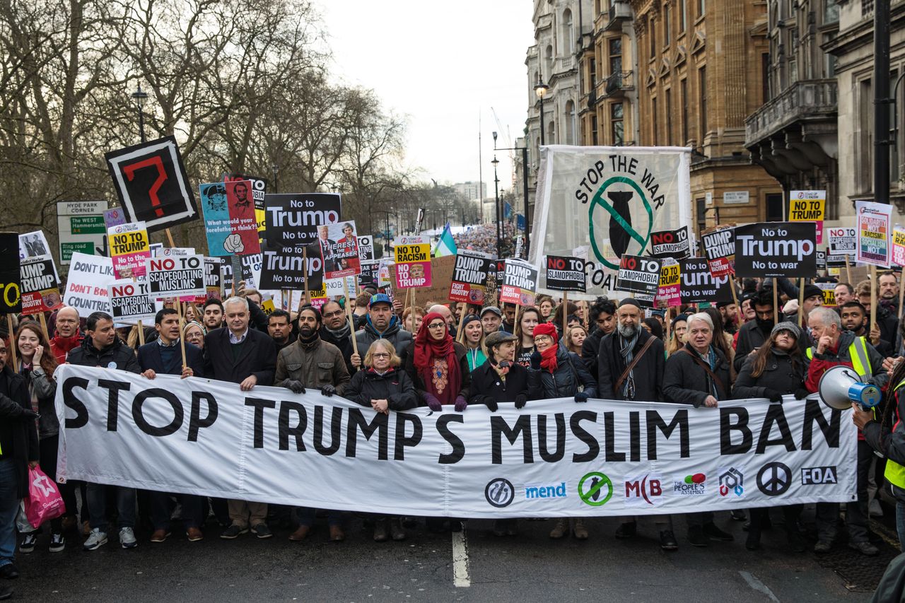 Protests against Trump&amp;#039;s travel ban went global.