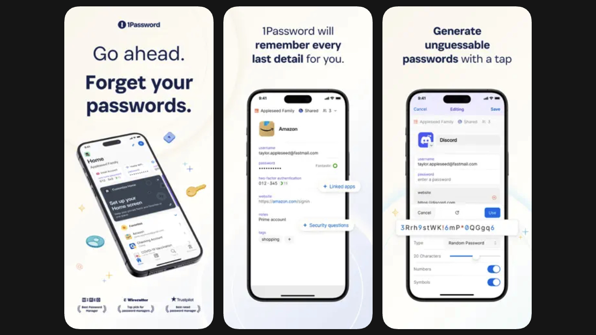 1Password marketing images