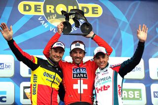 Boonen, Cancellara, Gilbert, Tour of Flanders 2010