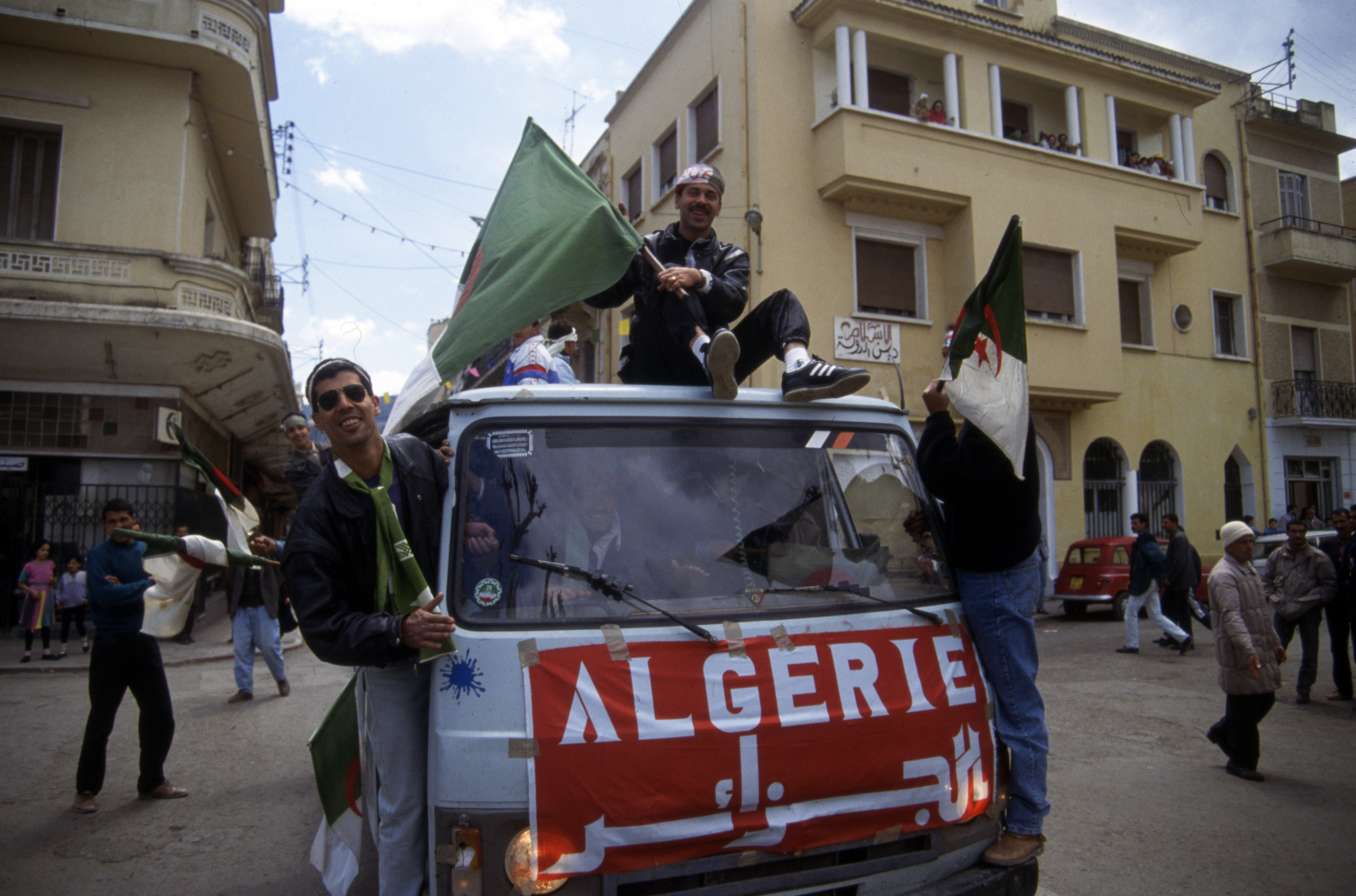 Algeria football fans, circa 1990.