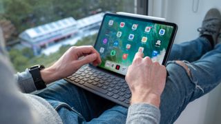 The larger, more powerful iPad Pro range still exists for those that want to be all professional in their tablet-ing. (Image credit: TechRadar)