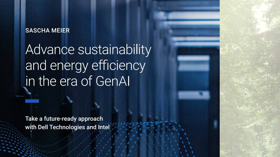 Advance sustainability and energy efficiency in the era of GenAI