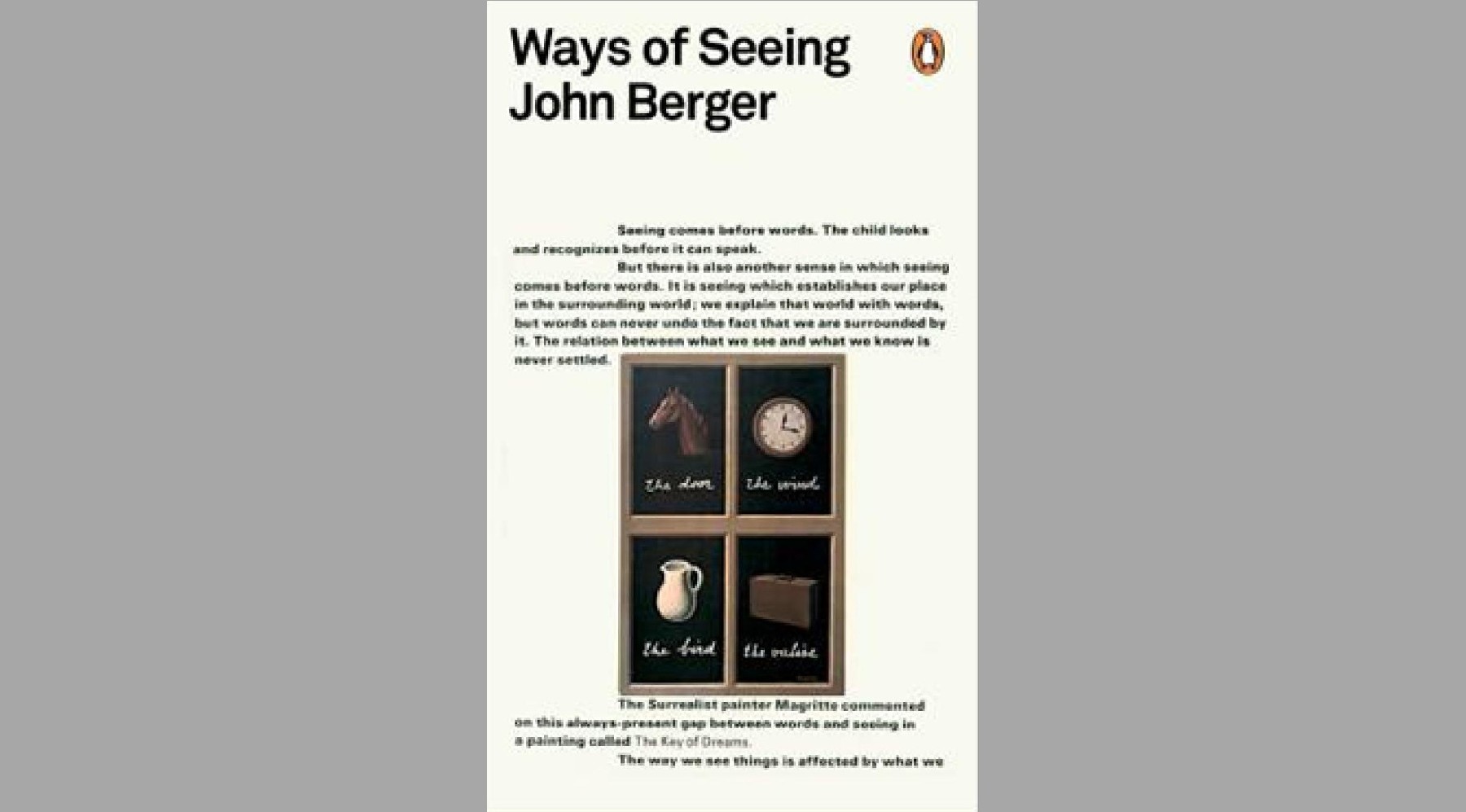 Cover of Ways of Seeing book