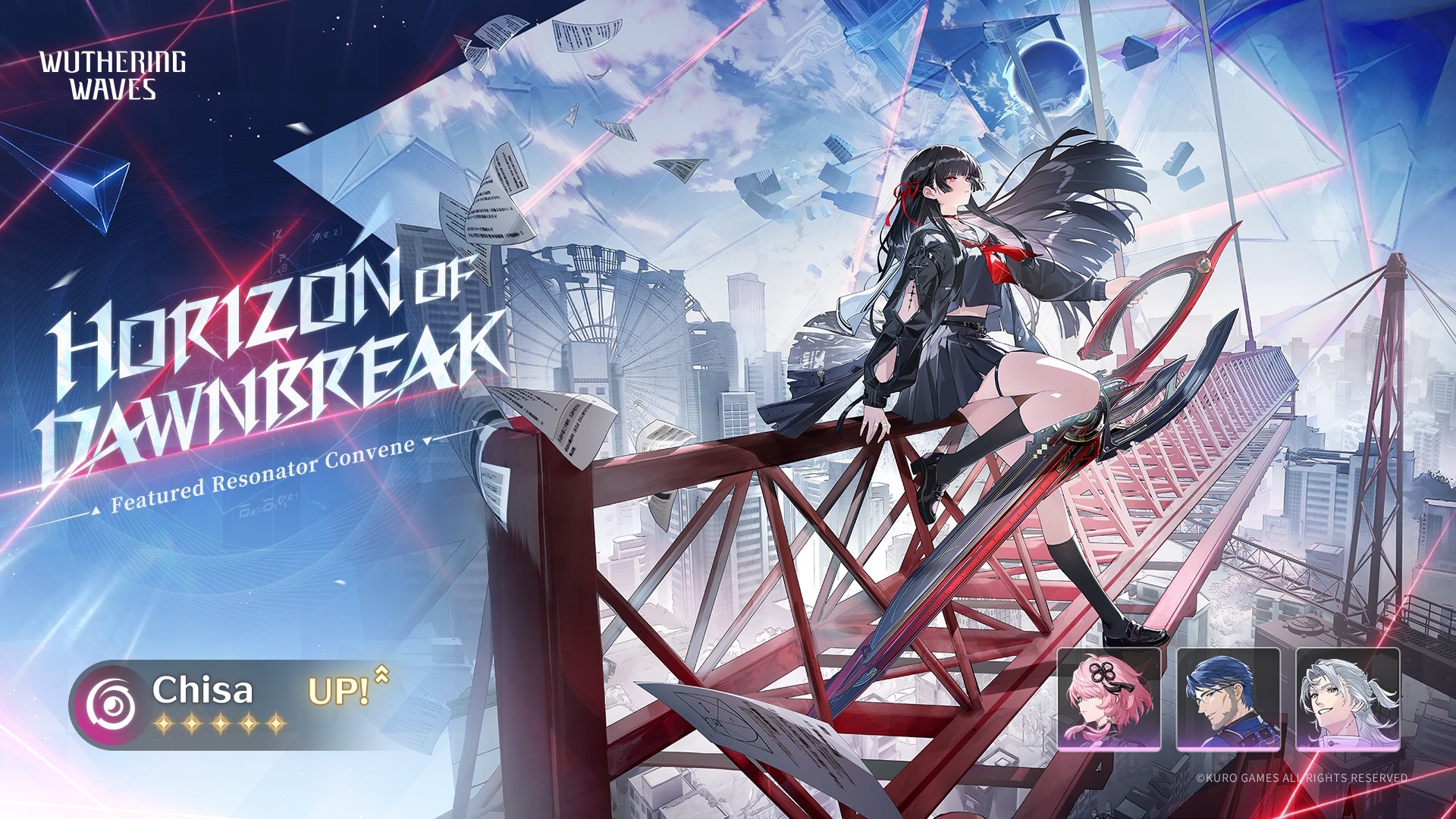 Wuthering Waves banners - Chisa in version 2.8