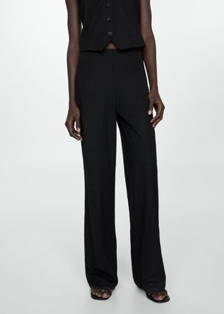 Flowy Straight-Fit Pants