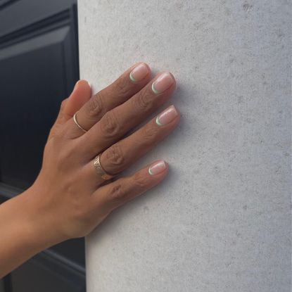 The Reverse French Tip Nail Trend Is My Autumn Manicure of Choice Who