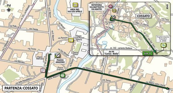 The start line map