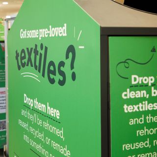 Dunelm's in-store textile takeback scheme collection point