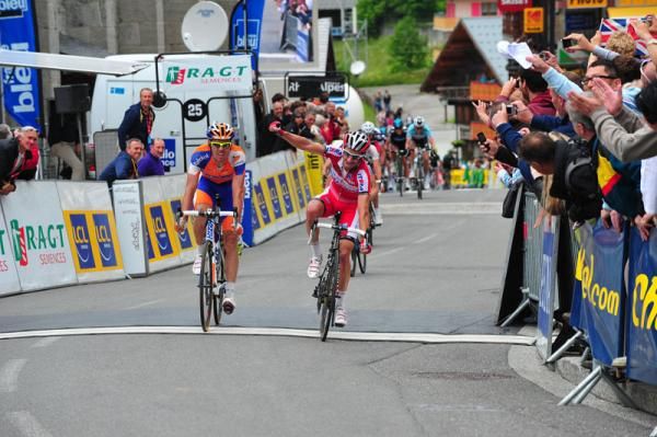 Daniel Moreno (Katusha) wins stage 7 of the Dauphine
