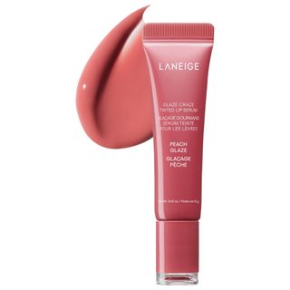 LANEIGE, Glaze Craze Tinted Polypeptide Lip Serum in Peach Glaze