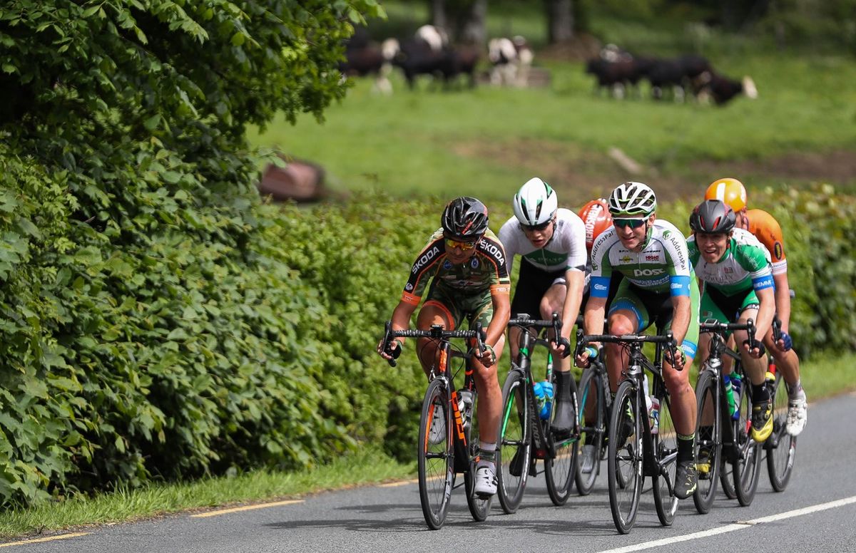 Thomas Rostollan (Arm&eacute;e de Terre) leading the breakaway