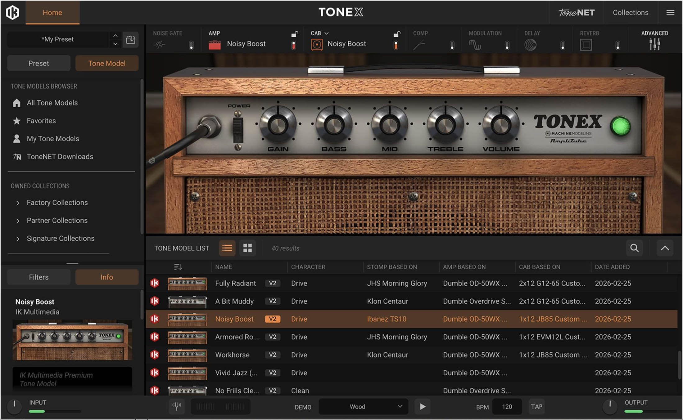 IK Multimedia Tonex One Double Special: the limited edition mini pedal comes preloaed with 20 modelled sounds from two of IK's own super-rare Dumbles.