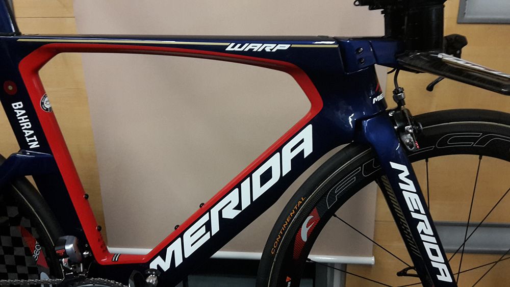 Bahrain-Merida team unveil the three Merida - the Scultura, the Reacto, and the Warp