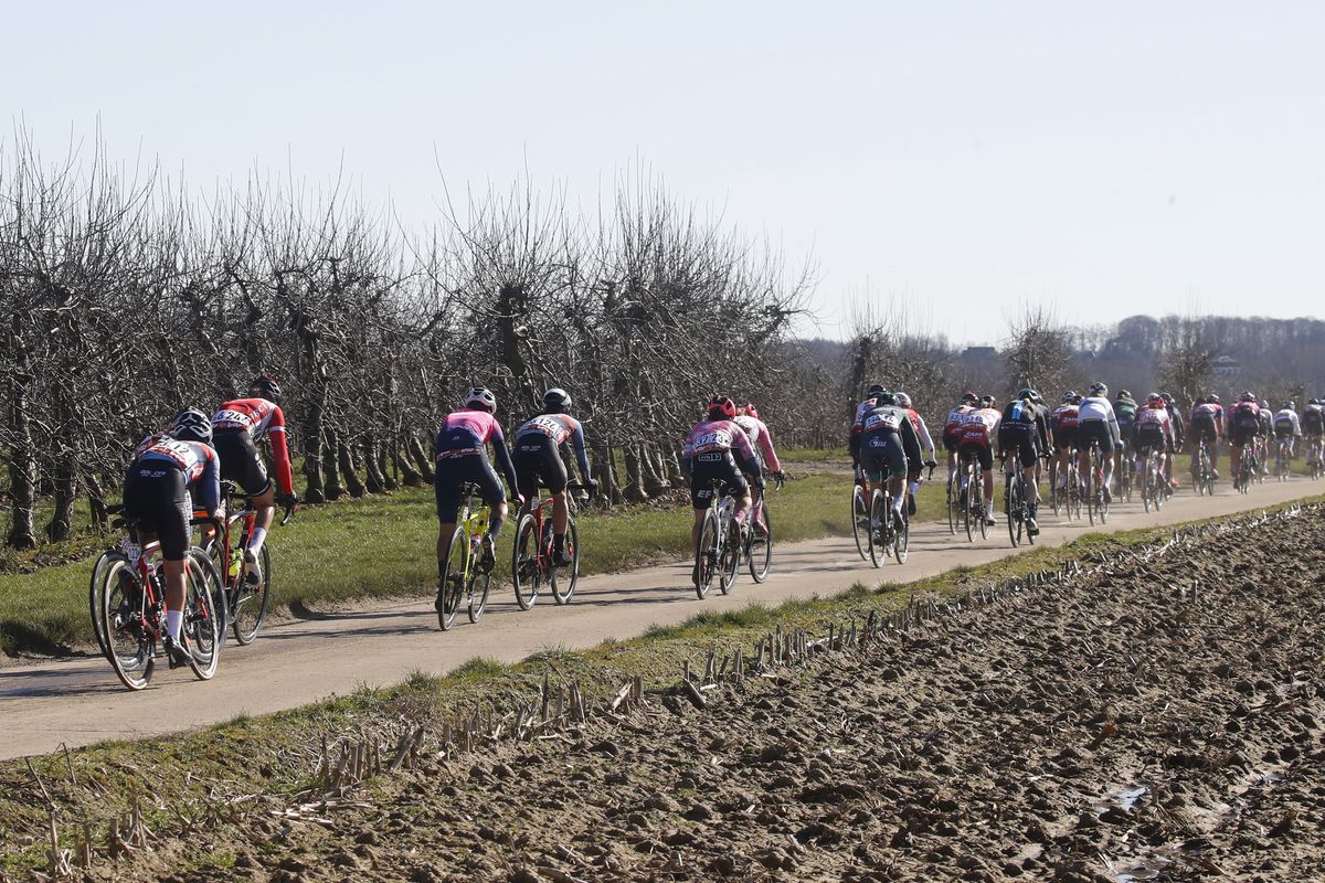 Omloop van het Hageland 2022 - 11th Edition - Tienen - Tielt Winge 128,2 km - 27/02/2022 - Peloton - photo Gomez/SprintCyclingAgency&Acirc;&copy;2022