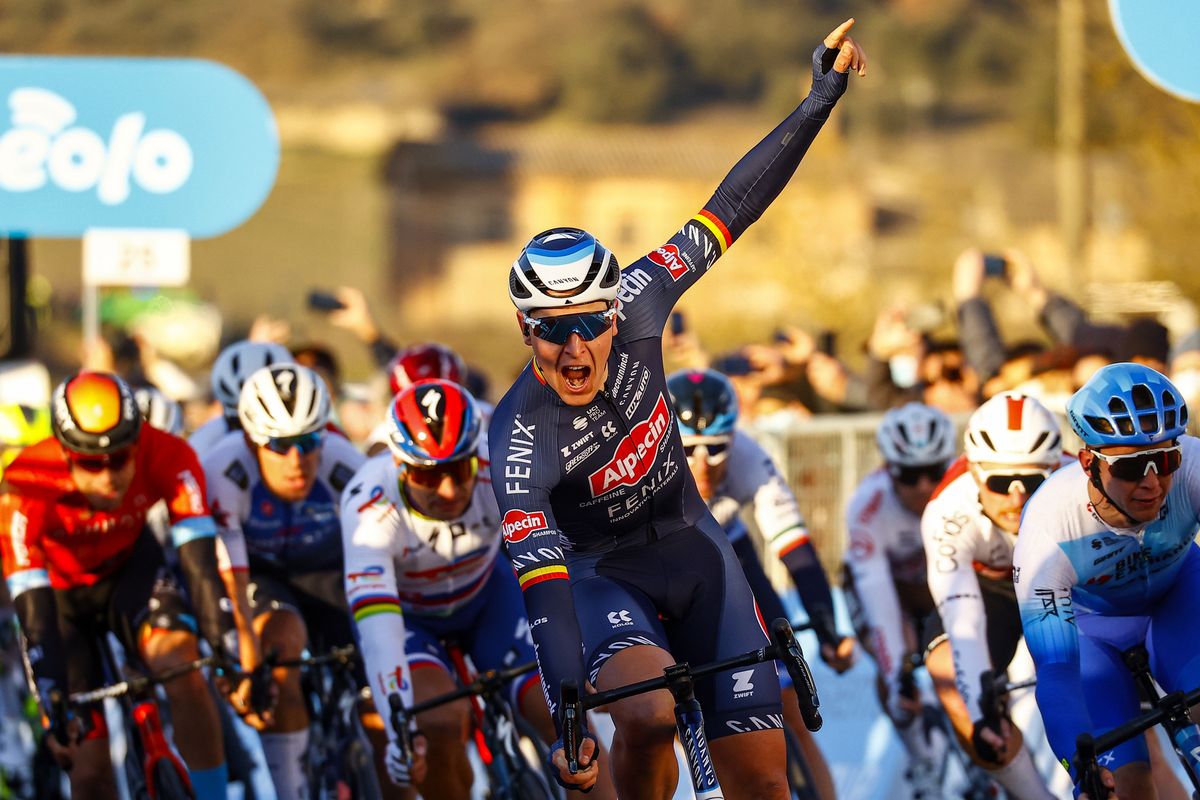 Tirreno Adriatico 2022 - 57th Edition - 2nd stage Camaiore - Sovicille 219 km - 08/03/2022 - Tim Merlier (BEL - Alpecin - Fenix) - photo Luca Bettini/SprintCyclingAgency&Acirc;&copy;2022